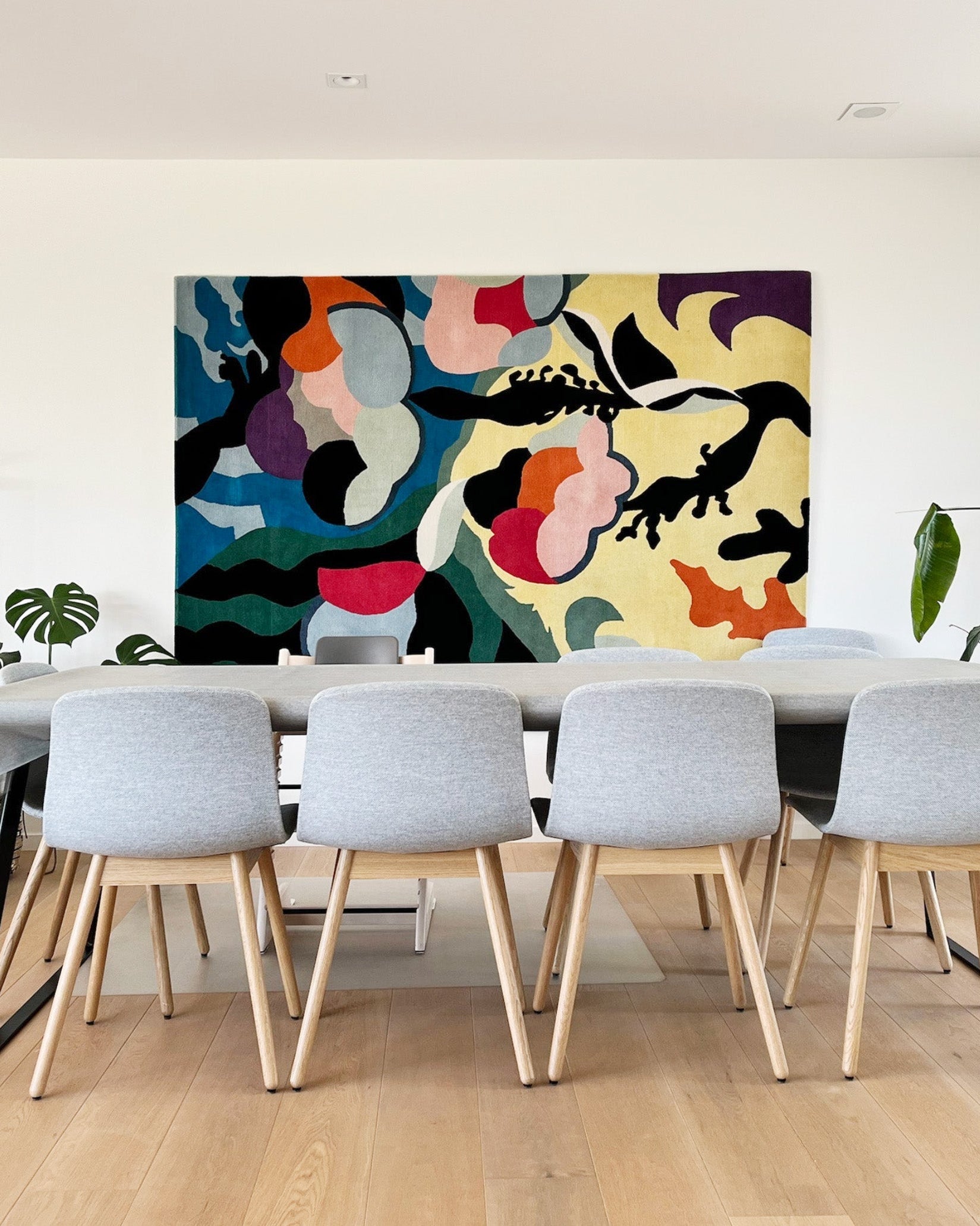 A Beautiful Garden of Eden Hanging on the Wall