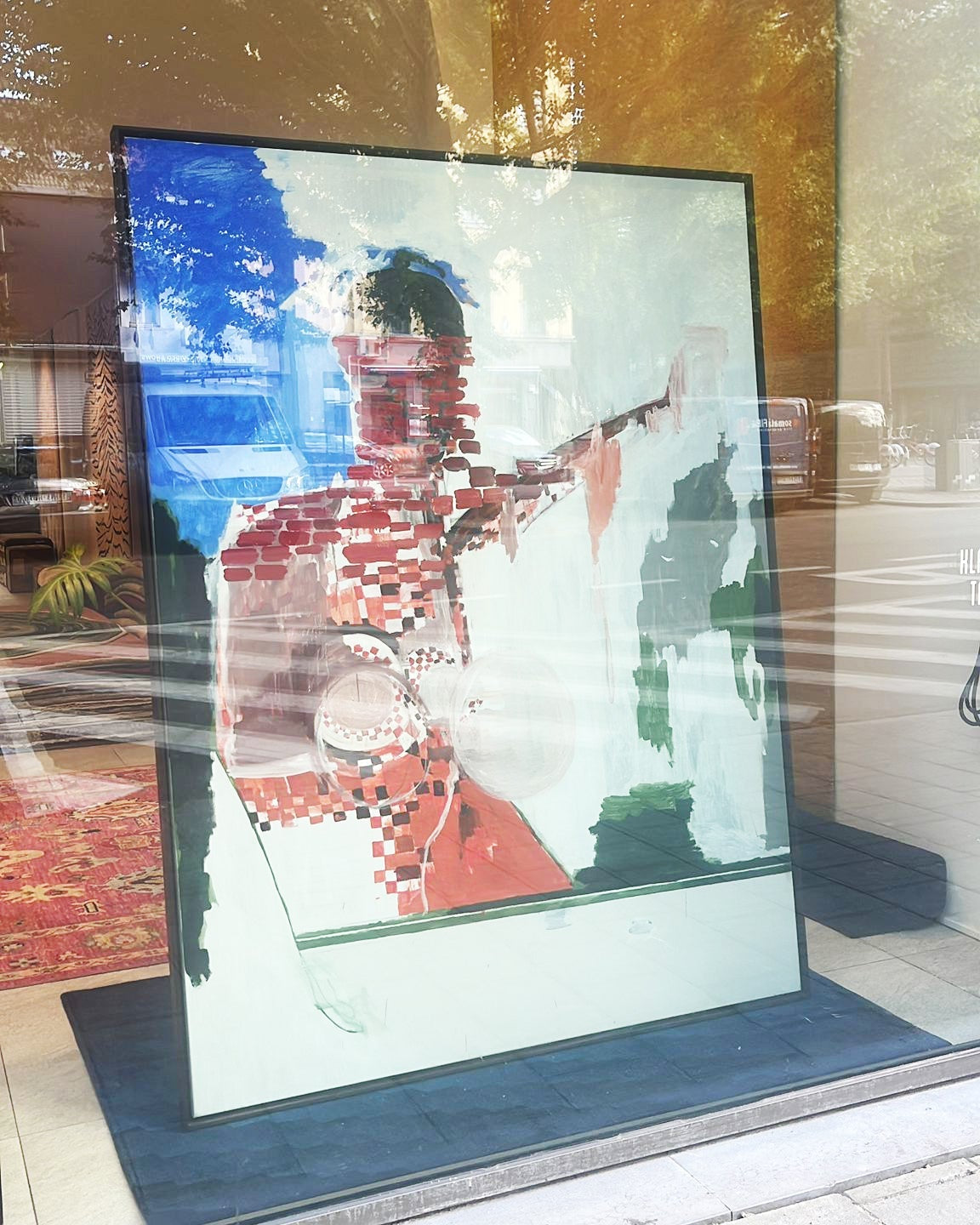Art in the Window at Ashtari Carpets – in collaboration with Coppejans Gallery