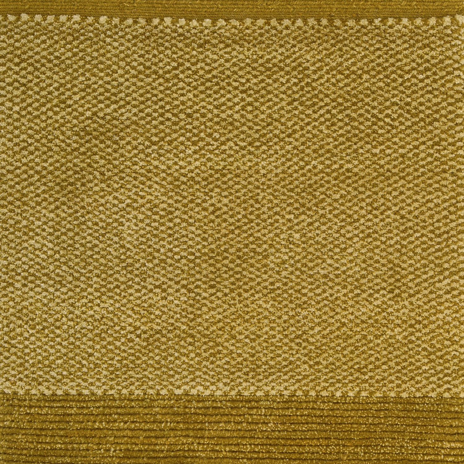 Textured fabric with a striped pattern in gold and beige.