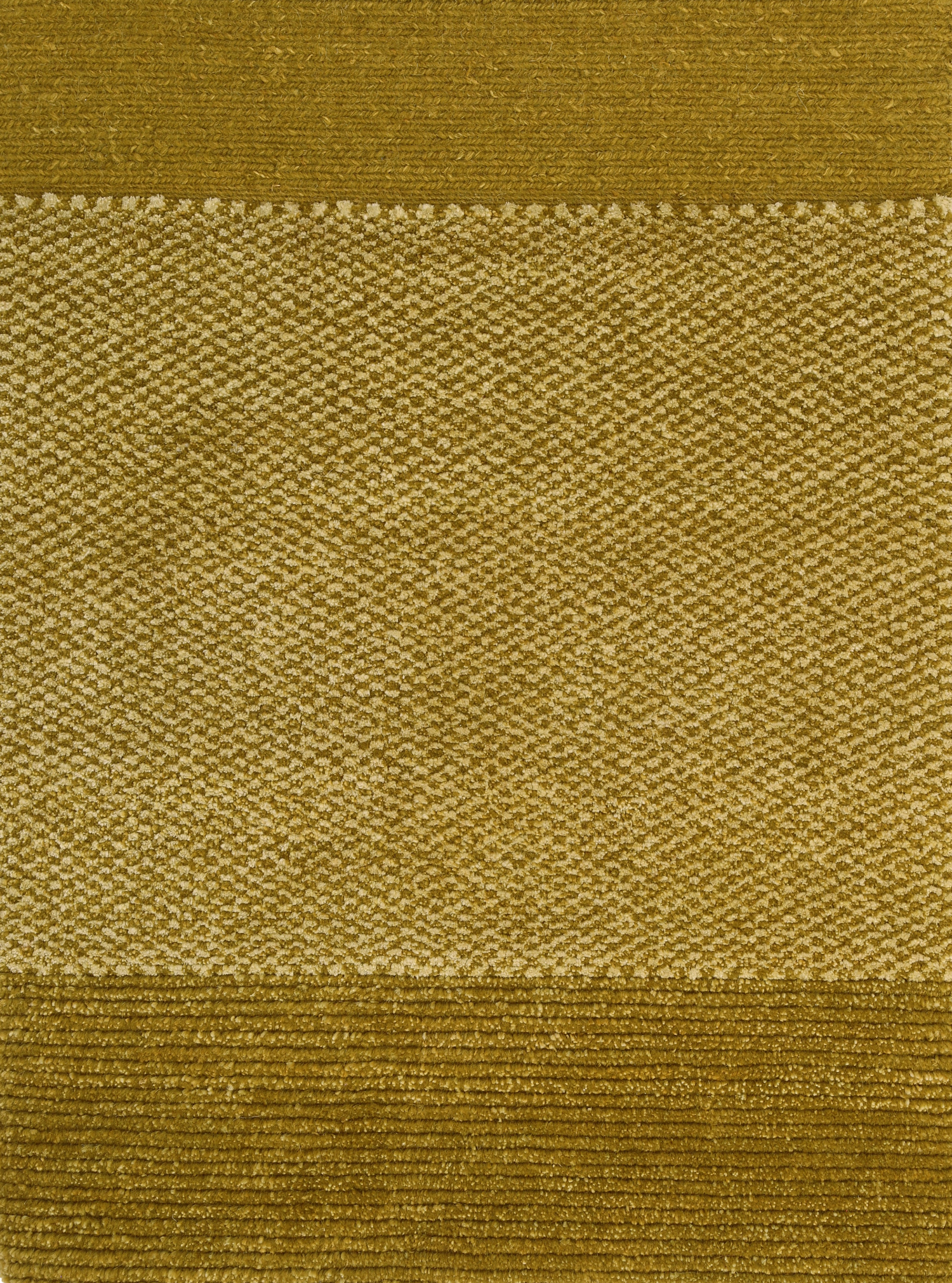 Textured fabric with a striped pattern in gold and beige.