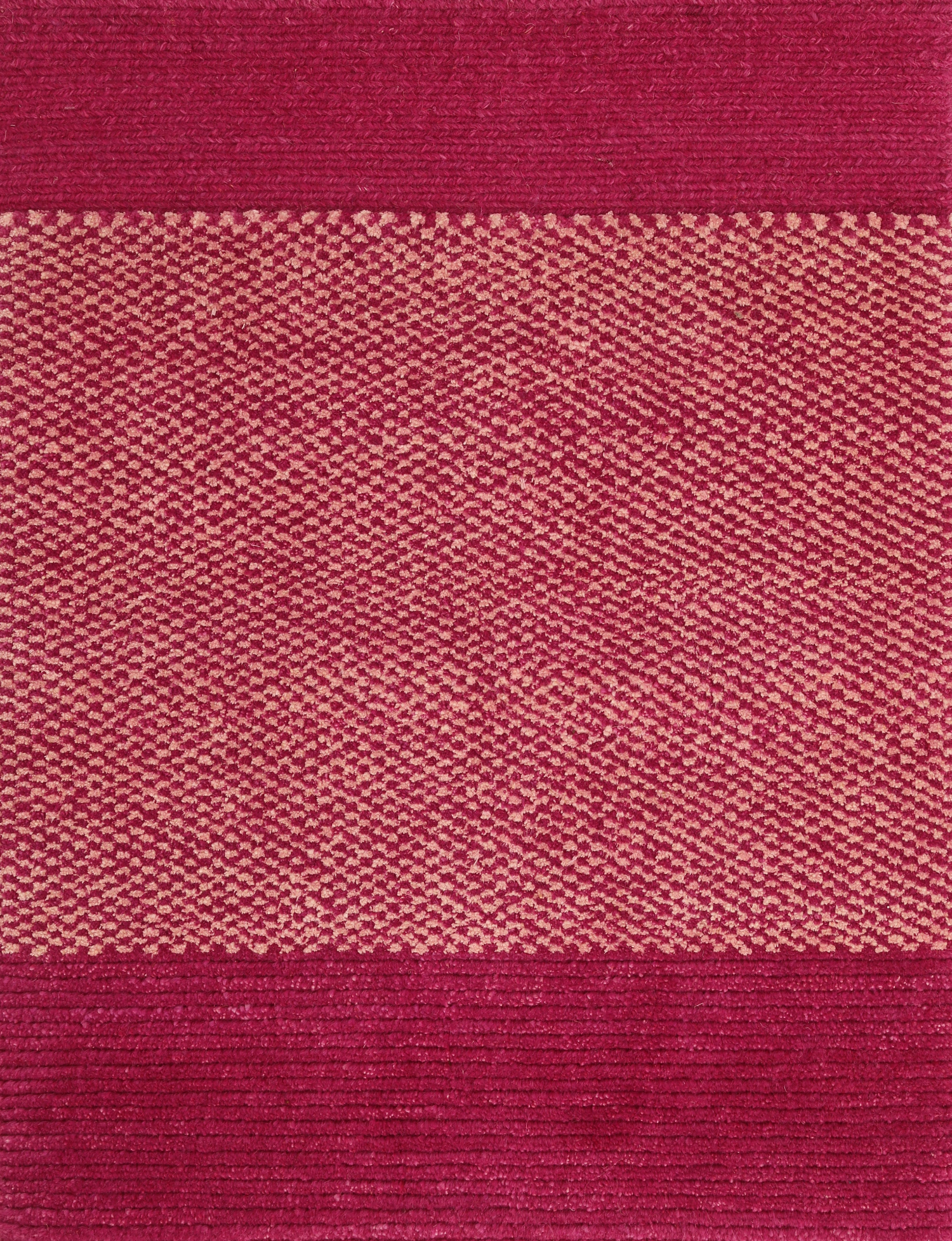 A rectangular sample of Chromatic Bright Violet carpet featuring a textured pattern with varying shades of purple. architecturals damboord tapijt