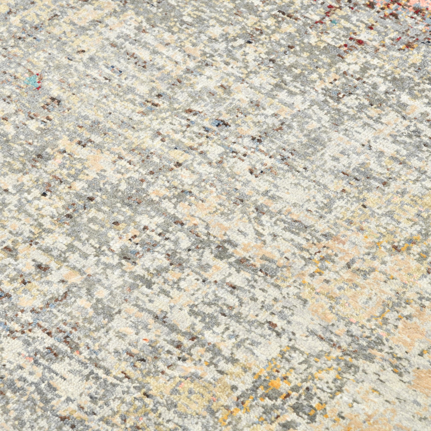 Pearl Stratus – abstract luxury wool and silk rug by Ashtari Carpets