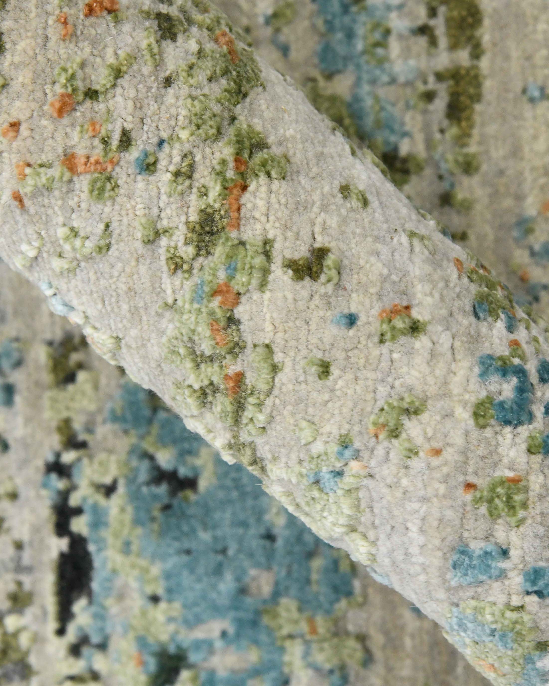 detail of season autumn rug