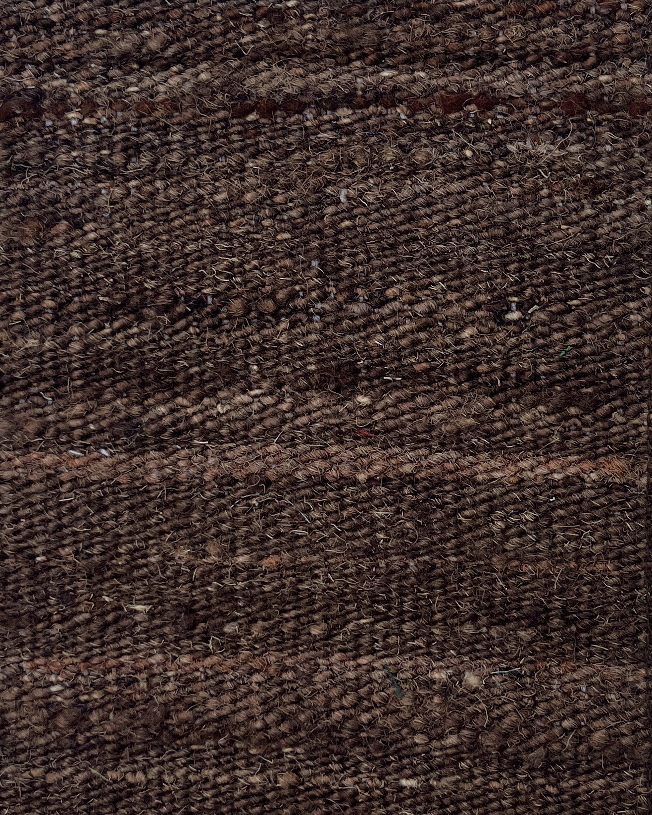 Close-up of brown textured fabric