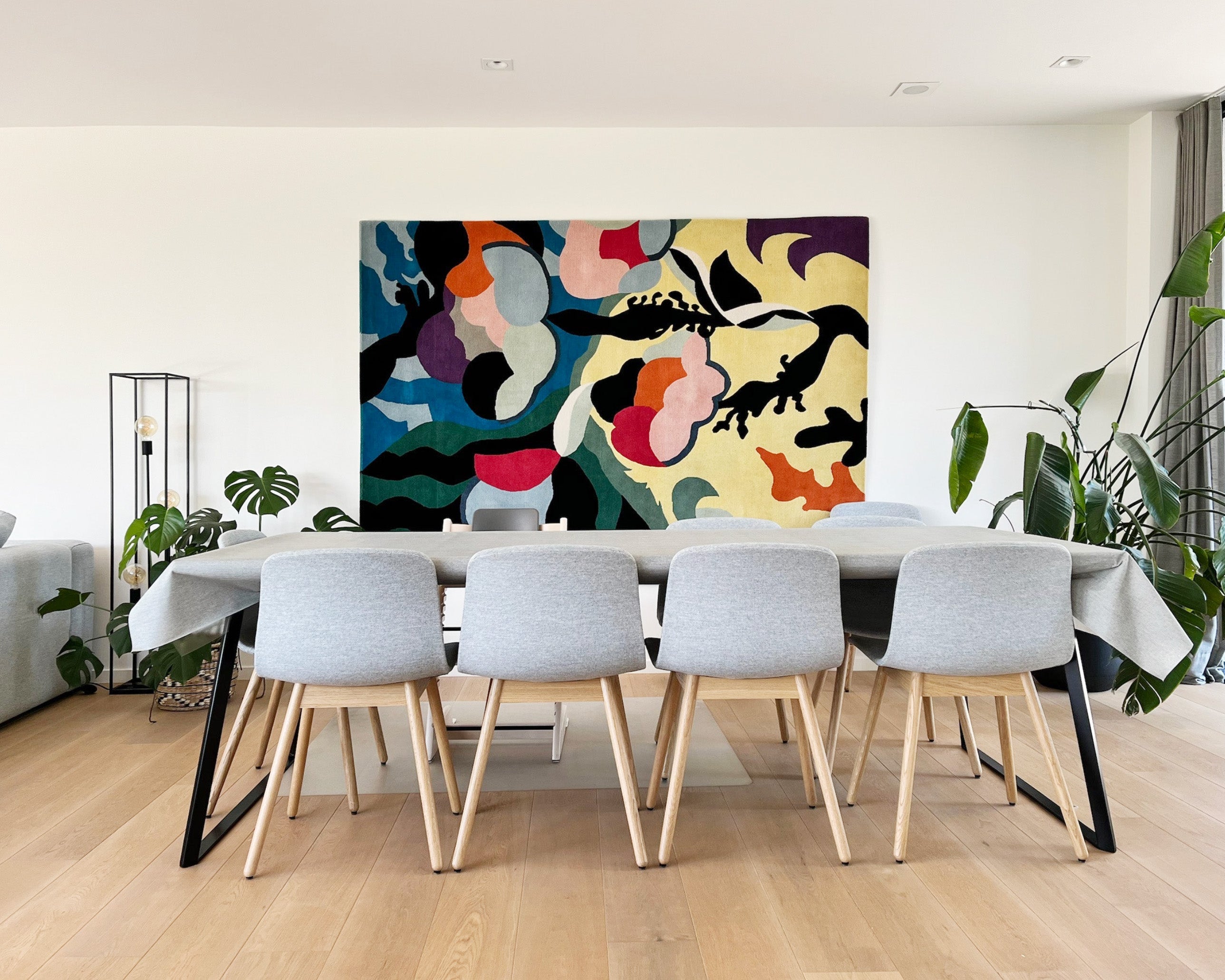 A Beautiful Garden of Eden Hanging on the Wall