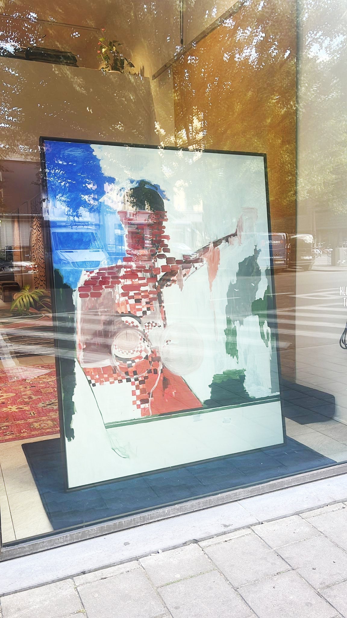 Art in the Window at Ashtari Carpets – in collaboration with Coppejans Gallery