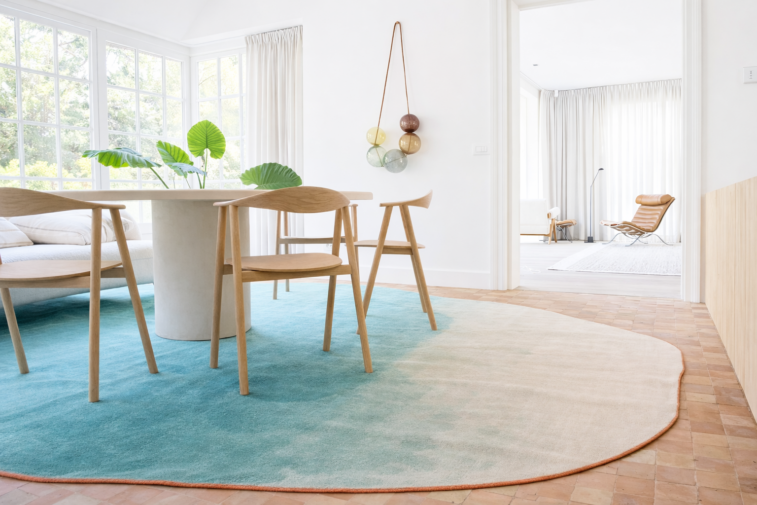 Custom-made organic rug - Schoten — Client A.V.