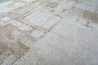 Close-up of a textured concrete surface with a grid pattern