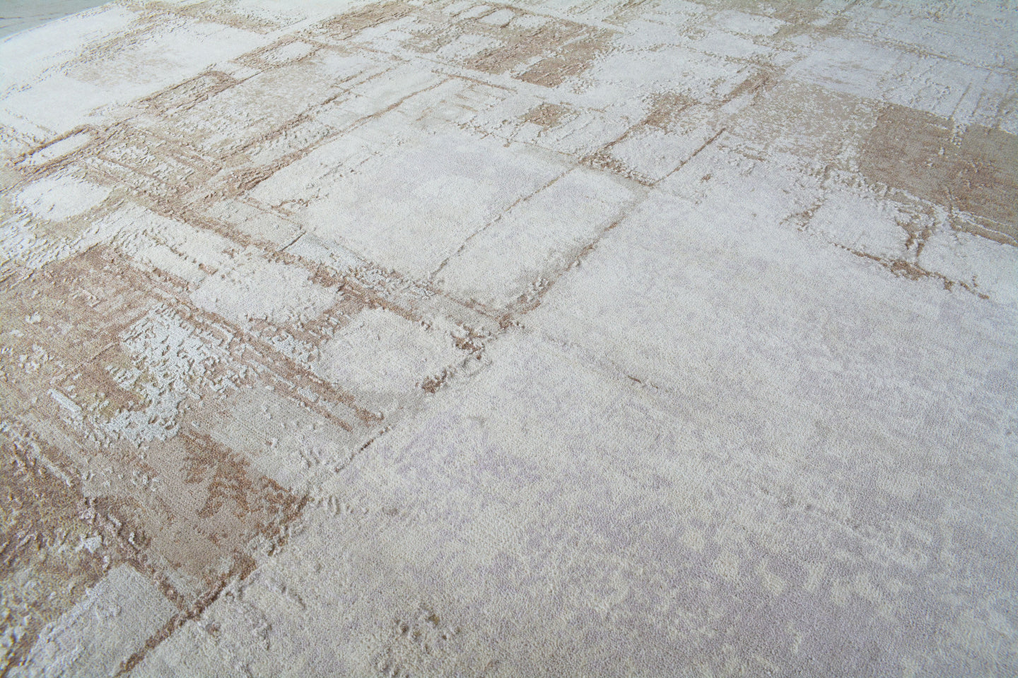 Close-up of a textured concrete surface with a grid pattern