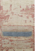 Hand-knotted Movement in Pastel rug by Tim Van Steenbergen, rendered in soft pastel gradients with gentle transitions of color and texture for a tranquil, abstract look.