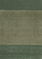 A rectangular sample of Chromatic Coral Green carpet featuring various shades of green with a textured pattern. architecturals