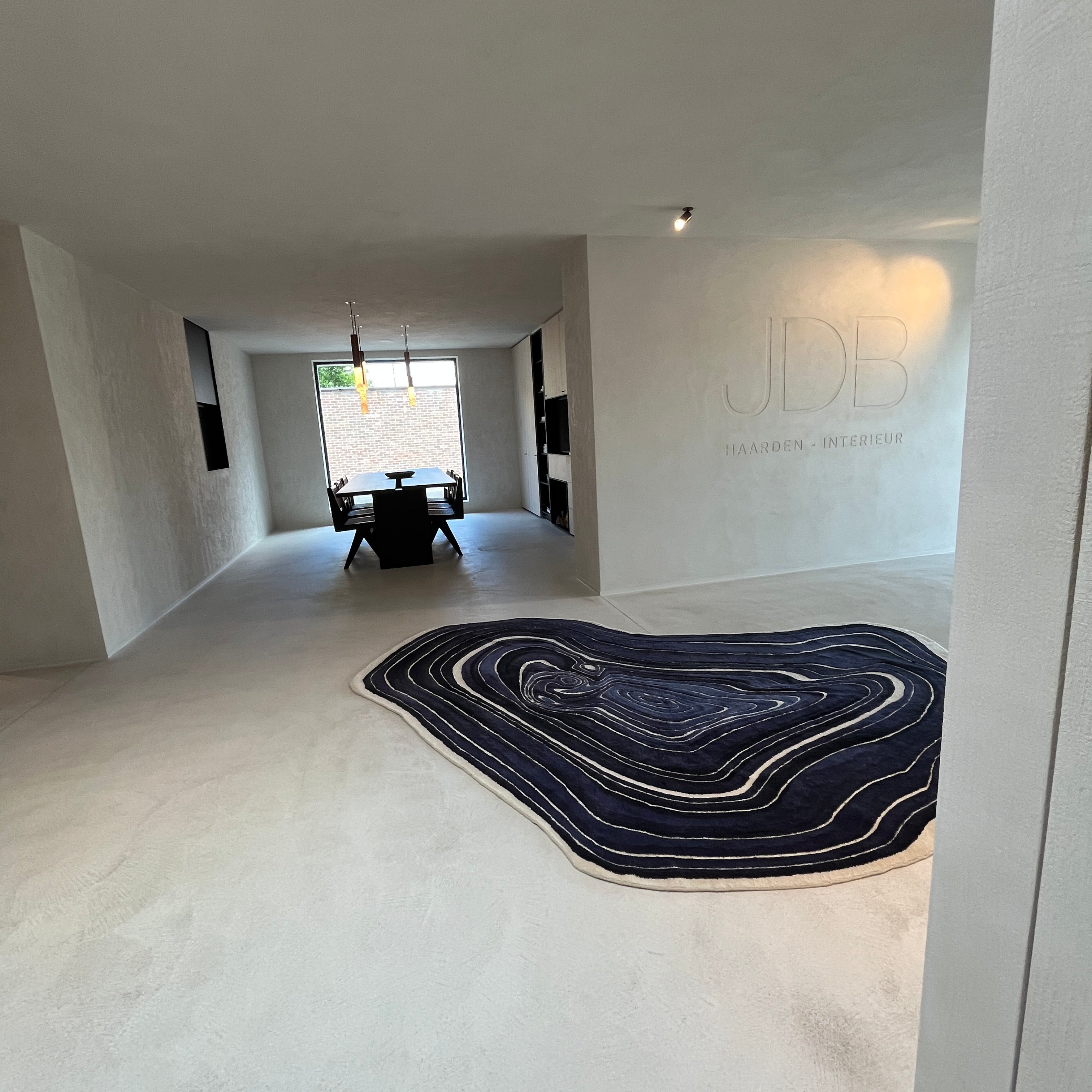 blue agate nr. 1 by wendy guns for ashtari carpets hand knotetd tibetan rug bamboo allo silk wool 