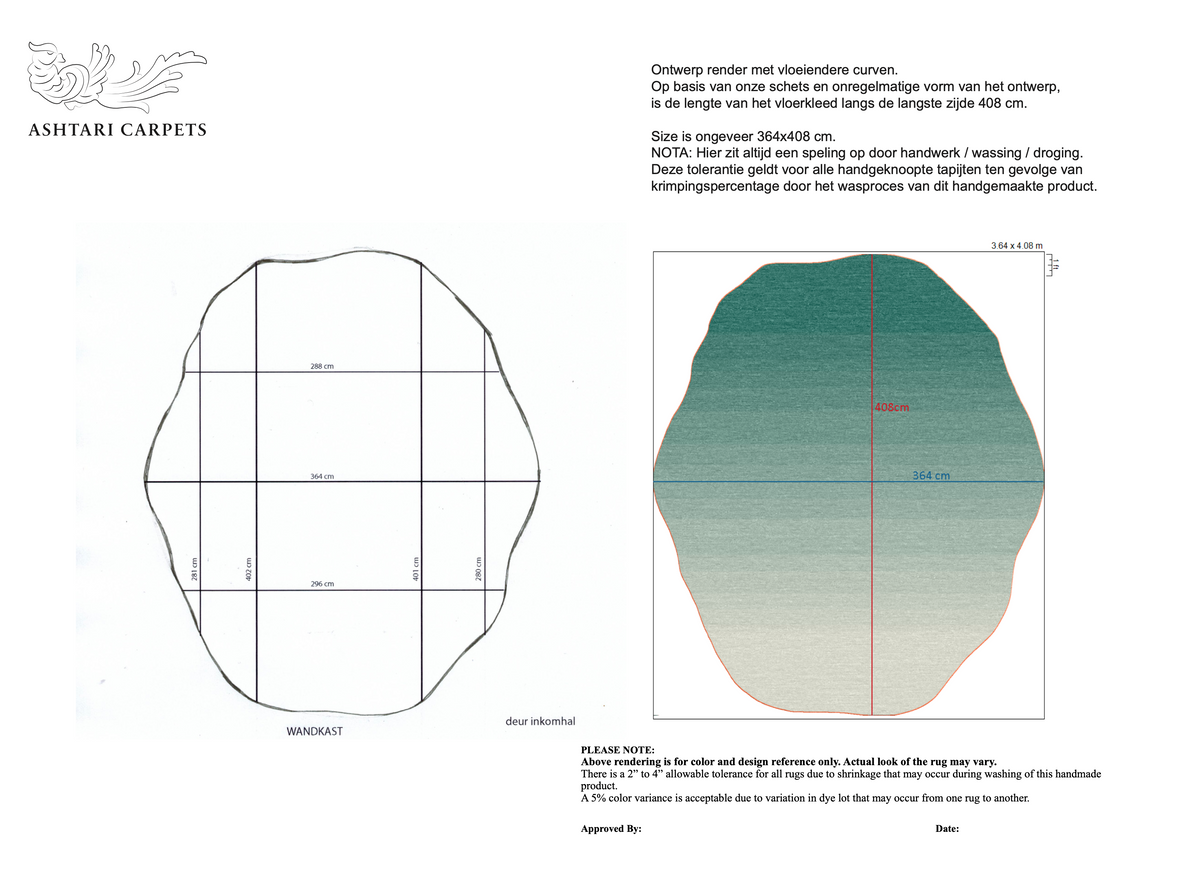 Biology Rug Design Custom Organic Rug in Schoten | Bespoke Designer Rugs – Ashtari Carpets