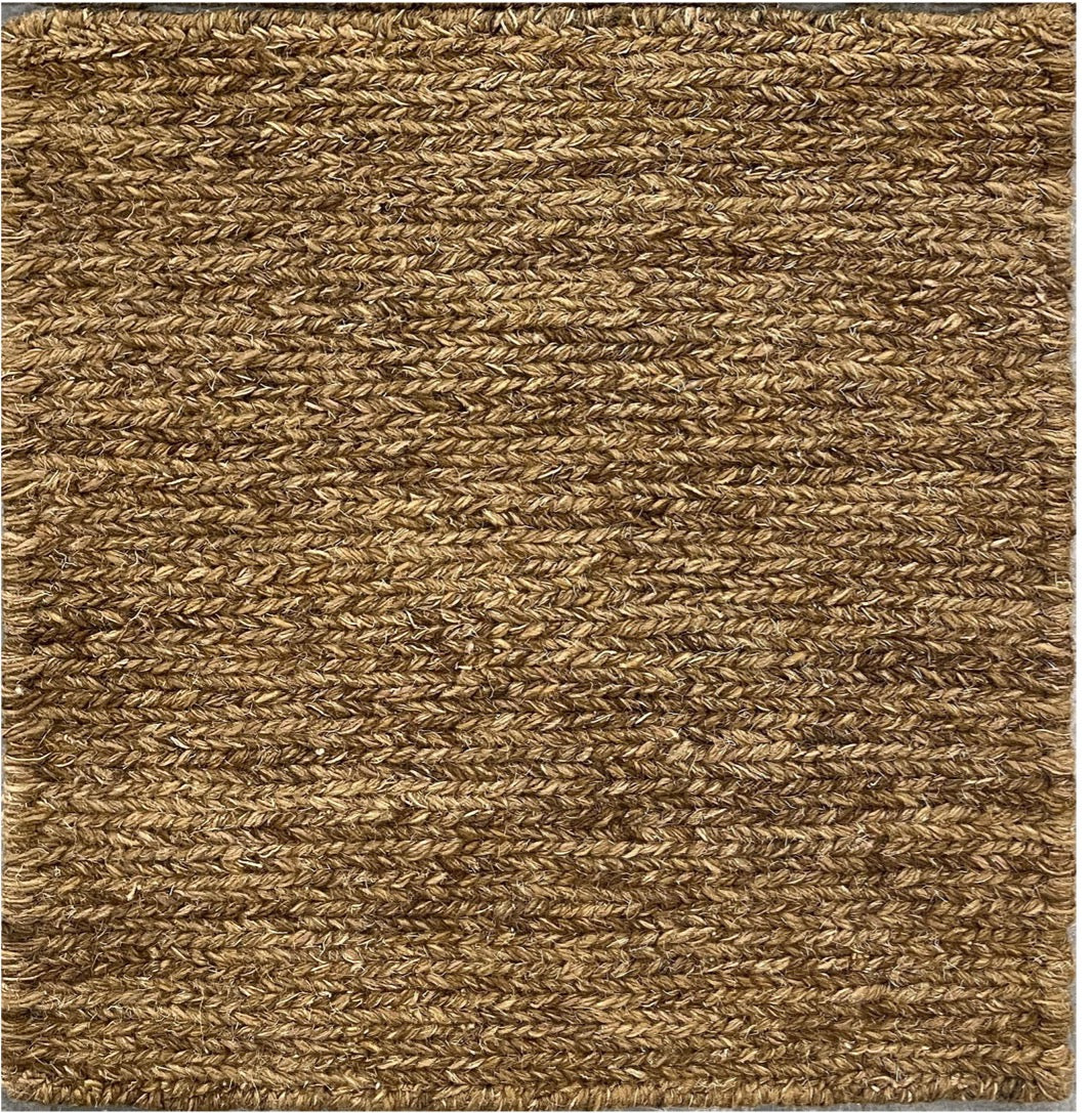 Brown textured rug