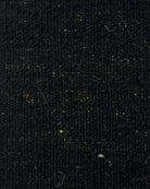Close-up of black fabric texture with visible fibers